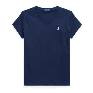 Polo Ralph Laurentil Piger. 313a10636002 Navy Strikket T-Shirt I Bomuld ((S) 7años= 130/134cm), Casual, Korte Ærmer, Blå, Børnetøj Polo Ralph Laurentil Piger. 313a10636002 Navy Strikket T-Shirt I Bomuld ((S) 7años= 130/134cm), Casual, Korte Ærmer, Blå, Børnetøj