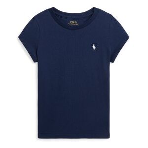 Polo Ralph Laurentil Piger. 312833549067 Navy Strikket T-Shirt I Bomuldsjersey (6años= 117/123cm), Casual, Korte Ærmer, Blå, Børnetøj Polo Ralph Laurentil Piger. 312833549067 Navy Strikket T-Shirt I Bomuldsjersey (6años= 117/123cm), Casual, Korte Ærmer, Blå, Børnetøj