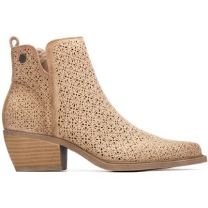 Refreshtil Kvinder. 17504101-Beige Ankelstøvler 175041 Beige (37), Brun, 3-5 Cm, Lynlås, Casual Refreshtil Kvinder. 17504101-Beige Ankelstøvler 175041 Beige (37), Brun, 3-5 Cm, Lynlås, Casual