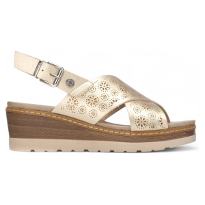 Refreshtil Kvinder. 17516305-Oro Sandaler 175163 Guld (41), Guldfarvet, 5-8 Cm, Spænder, Casual Refreshtil Kvinder. 17516305-Oro Sandaler 175163 Guld (41), Guldfarvet, 5-8 Cm, Spænder, Casual