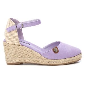 Refreshtil Kvinder. 17188205-Lila Lilla Espadriller I Læder 171882 (39), 5-8 Cm, Ruskind, Spænder, Casual Refreshtil Kvinder. 17188205-Lila Lilla Espadriller I Læder 171882 (39), 5-8 Cm, Ruskind, Spænder, Casual
