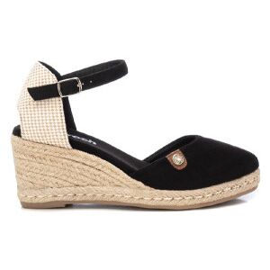 Refreshtil Kvinder. 17188212-Negro Espadriller I Læder 171882 Sort (39), 5-8 Cm, Ruskind, Spænder, Casual Refreshtil Kvinder. 17188212-Negro Espadriller I Læder 171882 Sort (39), 5-8 Cm, Ruskind, Spænder, Casual