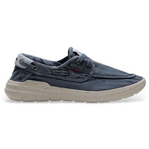 Replaytil Mænd. Rsm30001t Instant Boat Sko Marineblå (43), Stof, Fast, Blonder, Casual Replaytil Mænd. Rsm30001t Instant Boat Sko Marineblå (43), Stof, Fast, Blonder, Casual