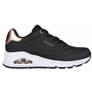 Skecherstil Kvinder. 177094 Træningssko Uno Sort, Hvid (38), Stof, 3-5 Cm, Blonder, Casual Skecherstil Kvinder. 177094 Træningssko Uno Sort, Hvid (38), Stof, 3-5 Cm, Blonder, Casual