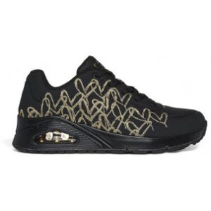 Skecherstil Kvinder. 177975 Sneakers Uno Golden Heart Sort (36), Fast, 3-5 Cm, Blonder, Casual Skecherstil Kvinder. 177975 Sneakers Uno Golden Heart Sort (36), Fast, 3-5 Cm, Blonder, Casual
