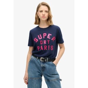 Superdrytil Kvinder. W1011501a Navy Glitter T-Shirt (Xxs), Casual, Bomuld, Korte Ærmer, Blå Superdrytil Kvinder. W1011501a Navy Glitter T-Shirt (Xxs), Casual, Bomuld, Korte Ærmer, Blå