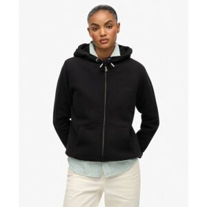 Superdrytil Kvinder. W2012323a Borg Lined Ziphood Sort (Xxs), Casual, Bomuld, Lange Ærmer Superdrytil Kvinder. W2012323a Borg Lined Ziphood Sort (Xxs), Casual, Bomuld, Lange Ærmer