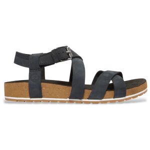 Timberlandtil Kvinder. Tb0a1mr30151 Malibu Waves Lædersandaler Med Hælrem Sort (39 W), Fast, Spænder, Casual Timberlandtil Kvinder. Tb0a1mr30151 Malibu Waves Lædersandaler Med Hælrem Sort (39 W), Fast, Spænder, Casual