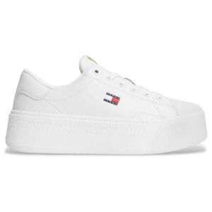 Tommy Jeanstil Kvinder. En0en02961 Low Top Jet Max Lædersko Hvid (39), Fast, Blonder, Casual Tommy Jeanstil Kvinder. En0en02961 Low Top Jet Max Lædersko Hvid (39), Fast, Blonder, Casual
