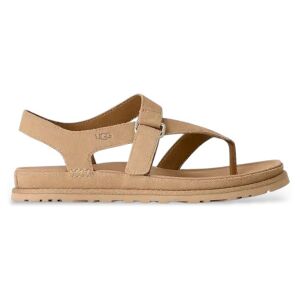 Uggtil Kvinder. 1175134 Goldengaze Toe Post-Sandaler I Beige Læder (39), Fast, Velcro, Casual Uggtil Kvinder. 1175134 Goldengaze Toe Post-Sandaler I Beige Læder (39), Fast, Velcro, Casual