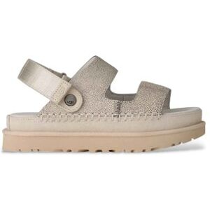 Uggtil Kvinder. 1177852 Goldenstar Crackle Glide Taupe Sandaler (39), Læder, 3-5 Cm, Velcro, Casual, Gråt Uggtil Kvinder. 1177852 Goldenstar Crackle Glide Taupe Sandaler (39), Læder, 3-5 Cm, Velcro, Casual, Gråt