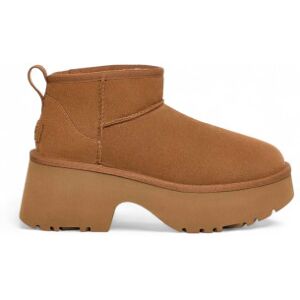 Uggtil Kvinder. 1158311 Classic Ultra Mini New Læderstøvler Brun (41), 3-5 Cm, Ingen, Casual Uggtil Kvinder. 1158311 Classic Ultra Mini New Læderstøvler Brun (41), 3-5 Cm, Ingen, Casual