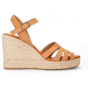 Wonderstil Kvinder. Yh-Pi2671_2485_1680 Brune Pilar 71 Espadriller I Læder (38), 5-8 Cm, Spænder, Casual Wonderstil Kvinder. Yh-Pi2671_2485_1680 Brune Pilar 71 Espadriller I Læder (38), 5-8 Cm, Spænder, Casual