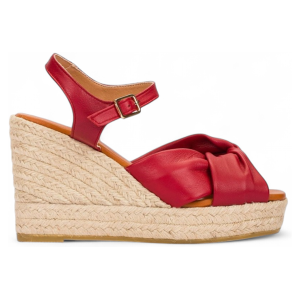 Wonderstil Kvinder. Yh-So522_5447_1367 Espadriller I Læder Sonia 22 Rød (40), 5-8 Cm, Spænder, Casual Wonderstil Kvinder. Yh-So522_5447_1367 Espadriller I Læder Sonia 22 Rød (40), 5-8 Cm, Spænder, Casual