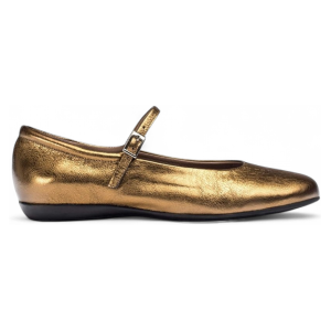 Wonderstil Kvinder. A-61160_5508_6509 Ballerinaer I Læder Bo 60 Guld (41), Guldfarvet, Fast, Spænder, Casual, Klassisk Wonderstil Kvinder. A-61160_5508_6509 Ballerinaer I Læder Bo 60 Guld (41), Guldfarvet, Fast, Spænder, Casual, Klassisk