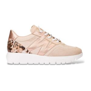 Wonderstil Kvinder. A-24100 Odisei Beige Træningssko I Læder (38), 3-5 Cm, Blonder, Casual Wonderstil Kvinder. A-24100 Odisei Beige Træningssko I Læder (38), 3-5 Cm, Blonder, Casual