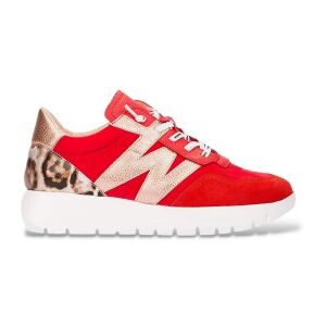 Wonderstil Kvinder. A-24100 Sneakers I Læder Odisei Rød (37), 3-5 Cm, Blonder, Casual Wonderstil Kvinder. A-24100 Sneakers I Læder Odisei Rød (37), 3-5 Cm, Blonder, Casual