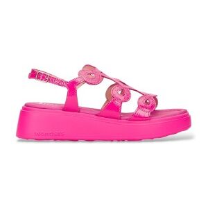Wonderstil Kvinder. A-4503 Infinity Flow-Sandaler I Læder, Pink (41), 3-5 Cm, Spænder, Casual Wonderstil Kvinder. A-4503 Infinity Flow-Sandaler I Læder, Pink (41), 3-5 Cm, Spænder, Casual