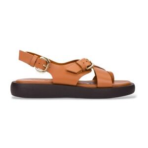 Wonderstil Kvinder. Ab-1332 Brune Walk-Sandaler (41), Læder, Fast, Spænder, Casual Wonderstil Kvinder. Ab-1332 Brune Walk-Sandaler (41), Læder, Fast, Spænder, Casual