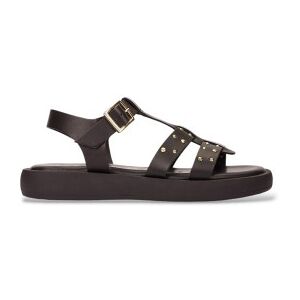 Wonderstil Kvinder. Ab-1567 Mousse-Sandaler I Læder, Sort (37), Fast, Spænder, Casual Wonderstil Kvinder. Ab-1567 Mousse-Sandaler I Læder, Sort (37), Fast, Spænder, Casual