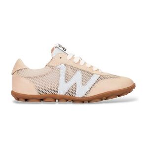 Wonderstil Kvinder. Ap-2101 Sneakers I Læder Nysa01 Beige (40), Fast, 3-5 Cm, Blonder, Ingen, Casual Wonderstil Kvinder. Ap-2101 Sneakers I Læder Nysa01 Beige (40), Fast, 3-5 Cm, Blonder, Ingen, Casual