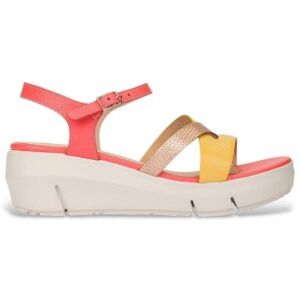 Wonderstil Kvinder. D-8283_5437_12099 Sandaler I Læder Flynn 83 Gul (39), 3-5 Cm, Spænder, Casual Wonderstil Kvinder. D-8283_5437_12099 Sandaler I Læder Flynn 83 Gul (39), 3-5 Cm, Spænder, Casual