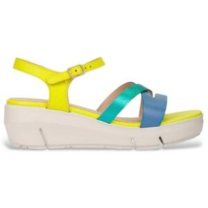 Wonderstil Kvinder. D-8283_5437_12100 Sandaler I Læder Flynn 83 Blå (37), 3-5 Cm, Spænder, Casual Wonderstil Kvinder. D-8283_5437_12100 Sandaler I Læder Flynn 83 Blå (37), 3-5 Cm, Spænder, Casual