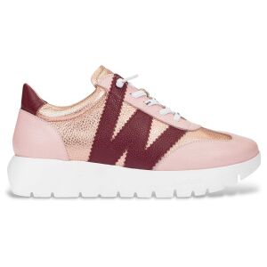 Wonderstil Kvinder. A-2476 Odisei 76 Træningssko I Læder, Pink, Rødbrun (37), 3-5 Cm, Blonder, Casual Wonderstil Kvinder. A-2476 Odisei 76 Træningssko I Læder, Pink, Rødbrun (37), 3-5 Cm, Blonder, Casual