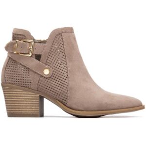 Xtitil Kvinder. 14526506-Taupe Ankelstøvler 145265 Taupe (37), Brun, 3-5 Cm, Lynlås, Casual, Gråt Xtitil Kvinder. 14526506-Taupe Ankelstøvler 145265 Taupe (37), Brun, 3-5 Cm, Lynlås, Casual, Gråt