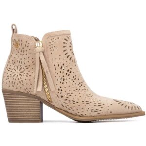 Xtitil Kvinder. 14532702-Beige Ankelstøvler 145327 Beige (37), Brun, 3-5 Cm, Lynlås, Casual Xtitil Kvinder. 14532702-Beige Ankelstøvler 145327 Beige (37), Brun, 3-5 Cm, Lynlås, Casual