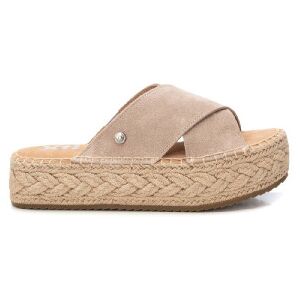 Xtitil Kvinder. 14364002-Beige Sandaler I Læder 143640 Beige (37), 3-5 Cm, Ruskind, Ingen, Casual Xtitil Kvinder. 14364002-Beige Sandaler I Læder 143640 Beige (37), 3-5 Cm, Ruskind, Ingen, Casual