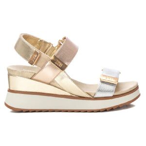 Xtitil Kvinder. 14388201-Oro Sandaler 143882 Guld (37), Guldfarvet, 5-8 Cm, Velcro, Casual Xtitil Kvinder. 14388201-Oro Sandaler 143882 Guld (37), Guldfarvet, 5-8 Cm, Velcro, Casual