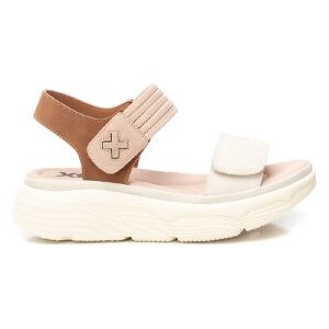 Xtitil Kvinder. 14398604-Beige Sandaler 143986 Beige (37), 3-5 Cm, Velcro, Casual Xtitil Kvinder. 14398604-Beige Sandaler 143986 Beige (37), 3-5 Cm, Velcro, Casual