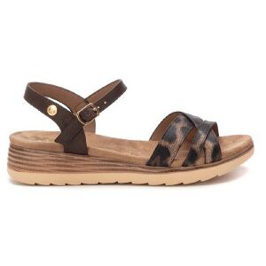 Xtitil Kvinder. 14459302-Taupe Sandaler 144593 Taupe (37), 1-3 Cm, Spænder, Casual, Dyreprint, Gråt Xtitil Kvinder. 14459302-Taupe Sandaler 144593 Taupe (37), 1-3 Cm, Spænder, Casual, Dyreprint, Gråt