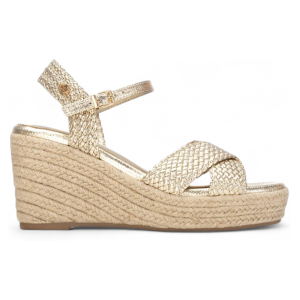 Xtitil Kvinder. 14545101-Oro Sandaler 145451 Guld (38), Guldfarvet, Stof, 8-10, Spænder, Casual Xtitil Kvinder. 14545101-Oro Sandaler 145451 Guld (38), Guldfarvet, Stof, 8-10, Spænder, Casual