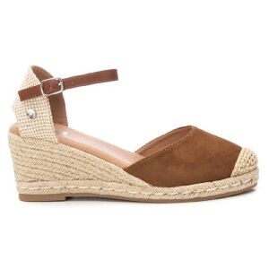 Xtitil Kvinder. 14074607-Taupe Brune Espadriller I Læder 140746 (38), 5-8 Cm, Ruskind, Spænder, Casual, Økologisk Læder Xtitil Kvinder. 14074607-Taupe Brune Espadriller I Læder 140746 (38), 5-8 Cm, Ruskind, Spænder, Casual, Økologisk Læder