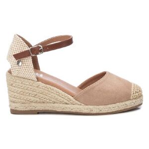 Xtitil Kvinder. 14074608-Beige Brune Espadriller I Læder 140746 (41), 5-8 Cm, Ruskind, Spænder, Casual Xtitil Kvinder. 14074608-Beige Brune Espadriller I Læder 140746 (41), 5-8 Cm, Ruskind, Spænder, Casual