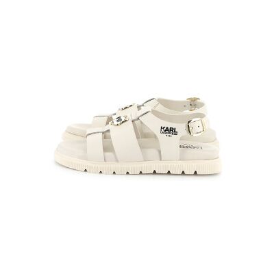 Karl Lagerfeldtil Piger. Z30372 Sandaler I Beige Læder (38), Spænder, Casual, Børnetøj Karl Lagerfeldtil Piger. Z30372 Sandaler I Beige Læder (38), Spænder, Casual, Børnetøj