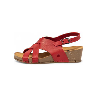 Arttil Kvinder. 119341108003_008 Sandaler 1934 Rød (37), Læder, 3-5 Cm, Spænder, Casual Arttil Kvinder. 119341108003_008 Sandaler 1934 Rød (37), Læder, 3-5 Cm, Spænder, Casual