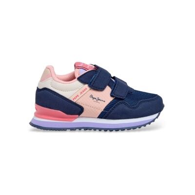 Pepe Jeanstil Piger. Pgs400018 London Day-Sneakers I Marineblå (29), Fast, Velcro, Casual, Sport, Børnetøj Pepe Jeanstil Piger. Pgs400018 London Day-Sneakers I Marineblå (29), Fast, Velcro, Casual, Sport, Børnetøj