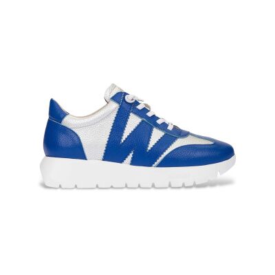 Wonderstil Kvinder. A-2476_941_12396 Odisei 76 Sneakers I Læder, Hvid, Blå (40), Fast, Blonder, Casual Wonderstil Kvinder. A-2476_941_12396 Odisei 76 Sneakers I Læder, Hvid, Blå (40), Fast, Blonder, Casual