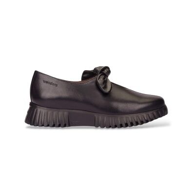 Wonderstil Kvinder. A-4421 Loafers I Sort Velv-Læder (36), Fast, Ingen, Casual Wonderstil Kvinder. A-4421 Loafers I Sort Velv-Læder (36), Fast, Ingen, Casual