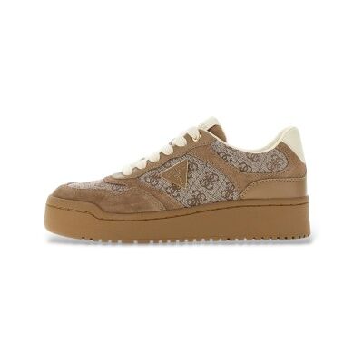 Guesstil Kvinder. Fltm16fal12 Miram-Sneakers I Taupe (36), Fast, Blonder, Casual, Polyester, Gråt Guesstil Kvinder. Fltm16fal12 Miram-Sneakers I Taupe (36), Fast, Blonder, Casual, Polyester, Gråt
