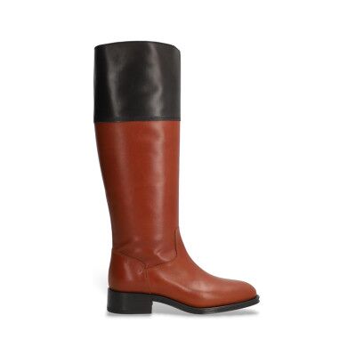 Alpetil Kvinder. 534208 Couture Læderstøvler Brun, Sort (36), 3-5 Cm, Lynlås, Casual Alpetil Kvinder. 534208 Couture Læderstøvler Brun, Sort (36), 3-5 Cm, Lynlås, Casual