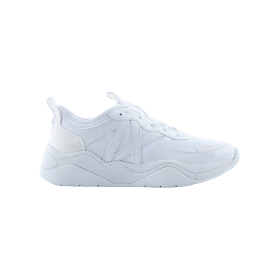 Giorgio Armani A x Armani Exchangetil Kvinder. Xdx039xv31100152 Sneakers Med Snørebånd, Hvide (38), Fast, Blonder, Casual Giorgio Armani A x Armani Exchangetil Kvinder. Xdx039xv31100152 Sneakers Med Snørebånd, Hvide (38), Fast, Blonder, Casual