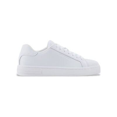 Giorgio Armani A x Armani Exchangetil Kvinder. Xw000295af11912u0002 Hvide Træningssko I Læder (37), Fast, Blonder, Casual Giorgio Armani A x Armani Exchangetil Kvinder. Xw000295af11912u0002 Hvide Træningssko I Læder (37), Fast, Blonder, Casual