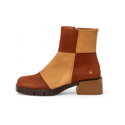 Arttil Kvinder. 1128511f9003_0mu Ankelstøvler I Læder 1285 Warsaw Brun, Beige (38), 3-5 Cm, Lynlås, Casual Arttil Kvinder. 1128511f9003_0mu Ankelstøvler I Læder 1285 Warsaw Brun, Beige (38), 3-5 Cm, Lynlås, Casual