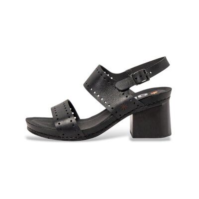 Arttil Kvinder. 118641101003_001 Sandaler I Læder 1864 I Wish Sort (40), 5-8 Cm, Spænder, Casual, Klassisk Arttil Kvinder. 118641101003_001 Sandaler I Læder 1864 I Wish Sort (40), 5-8 Cm, Spænder, Casual, Klassisk