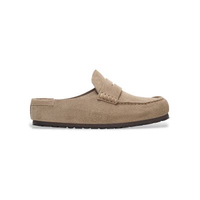 Birkenstocktil Mænd. 1029675 Wrapped Naples Lædertræsko (Almindelig Pasform) Taupe (37), Fast, Ingen, Casual, Gråt Birkenstocktil Mænd. 1029675 Wrapped Naples Lædertræsko (Almindelig Pasform) Taupe (37), Fast, Ingen, Casual, Gråt