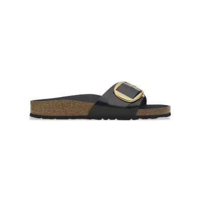 Birkenstocktil Kvinder. 1022650 Læder Madrid Big Buckle Sandaler (Smal Pasform) Sort (37), Fast, Ingen, Casual Birkenstocktil Kvinder. 1022650 Læder Madrid Big Buckle Sandaler (Smal Pasform) Sort (37), Fast, Ingen, Casual